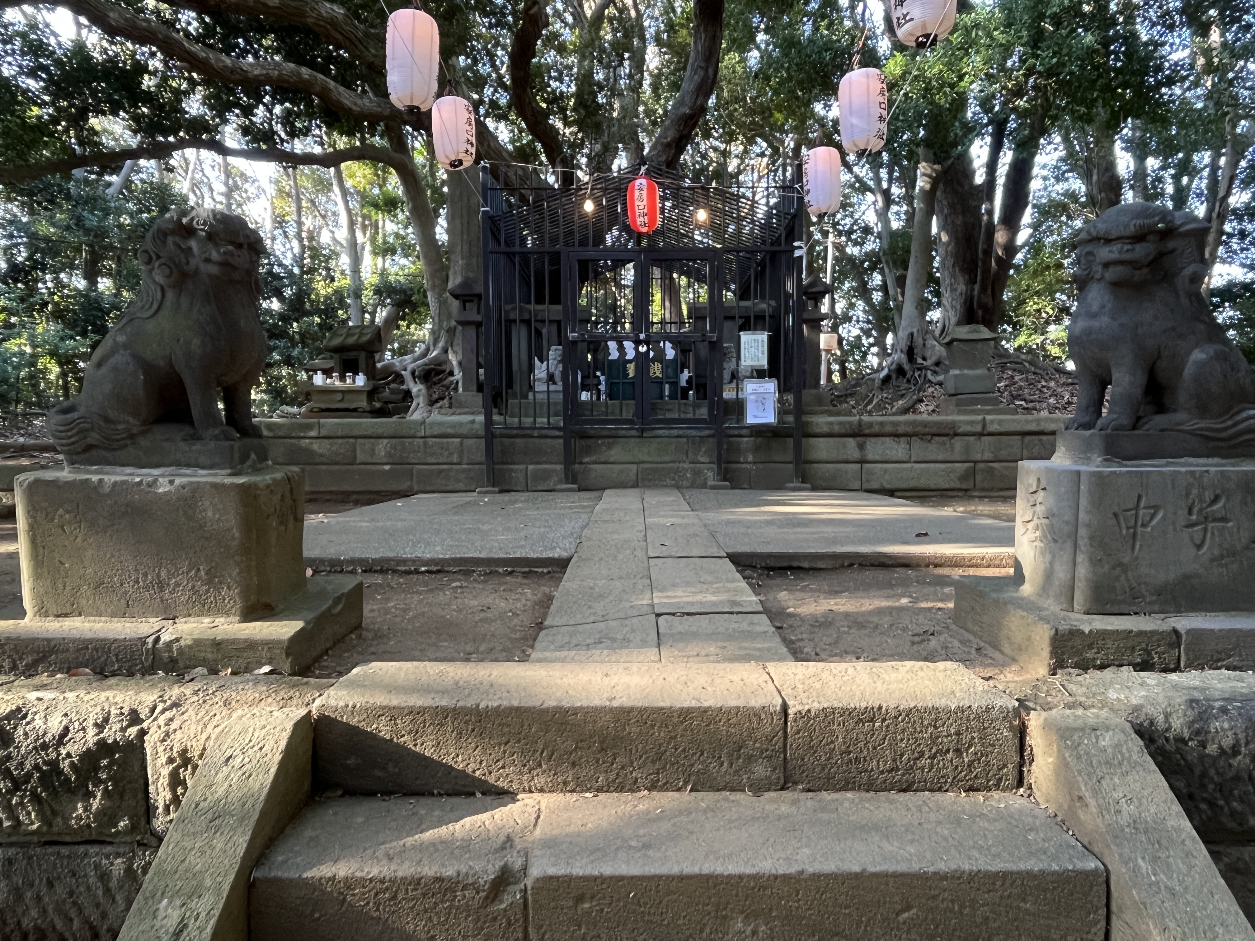 安房口神社 拝殿